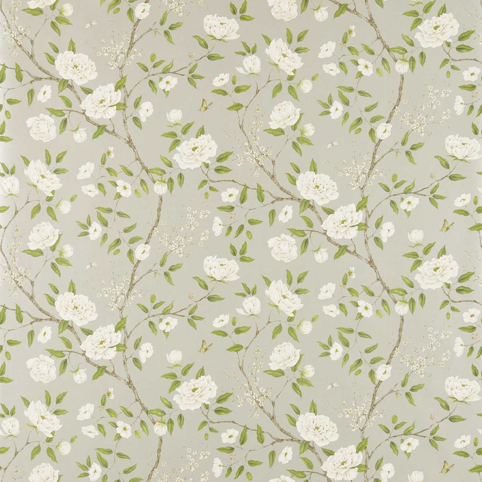 311333 Romey's Garden Cotswolds Manor Silver Wallpaper by Zoffany