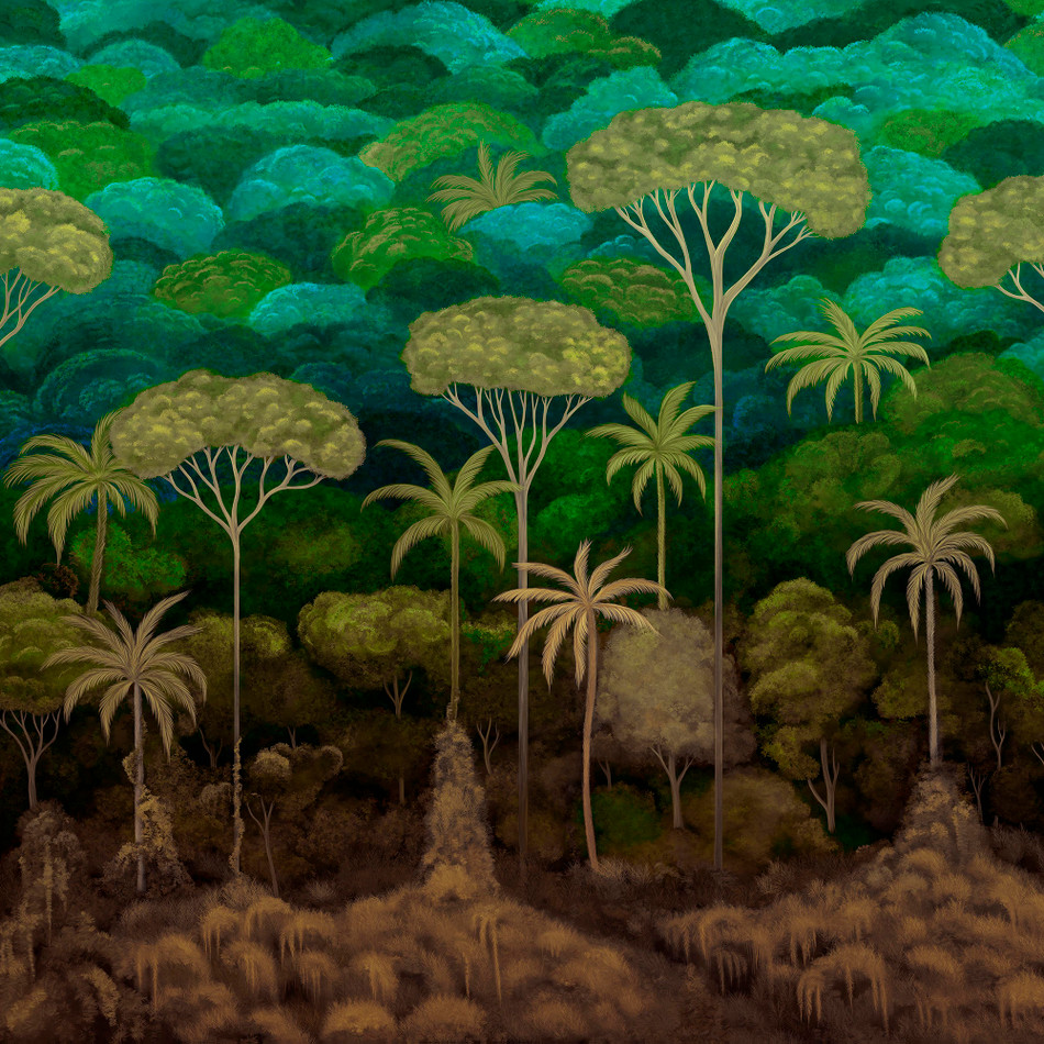 97652 Emerald Forest Ciel Tropical Décors & Panoramiques Wallpaper By Arte
