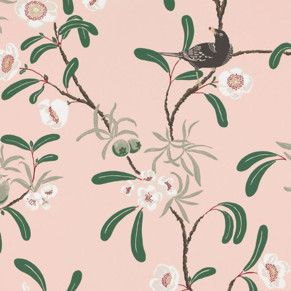 104-24 Antonia Arv Pink Wallpaper By Sandberg