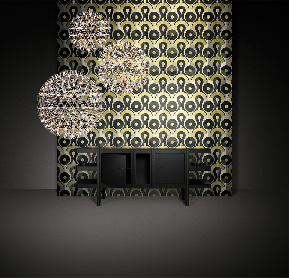 MO4012 Queen Cobra Memento Moooi Peridot Wallpaper By Arte