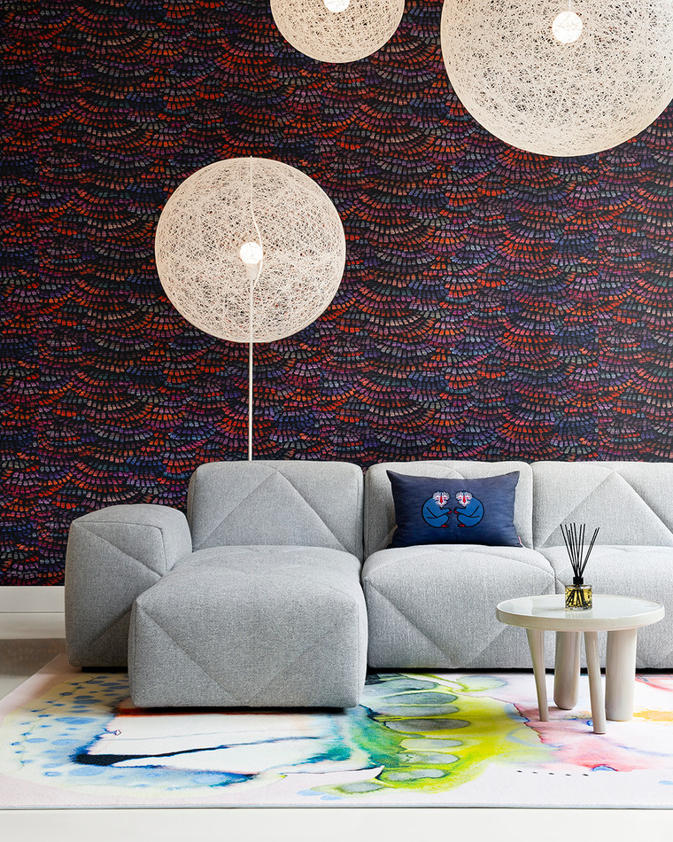 MO4020 Dandelion Cranes Memento Moooi Heliotrope Wallpaper By Arte MO4020 Dandelion Cranes Memento Moooi Heliotrope Wallpaper By Arte