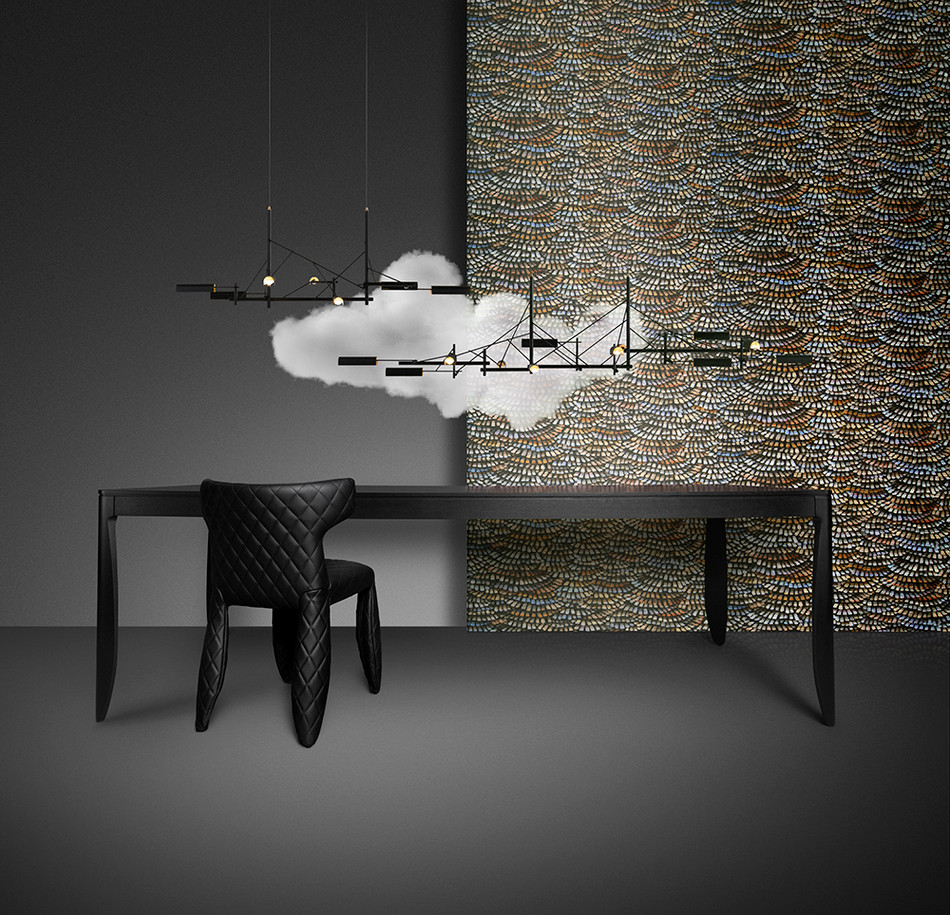 MO4021 Dandelion Cranes Memento Moooi Prisma Wallpaper By Arte MO4021 Dandelion Cranes Memento Moooi Prisma Wallpaper By Arte