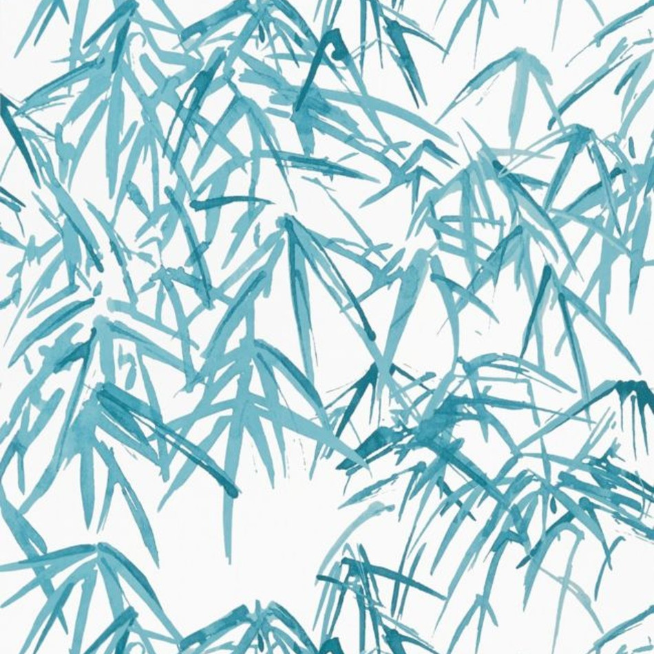 AT9868 Kyoto Leaves Nara Robin's Egg Wallpaper by Anna French