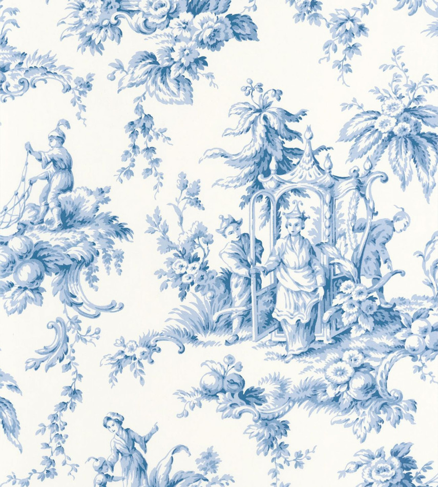 LBTJ87936719 Palais De Chine Les Belles Toiles De Jouy Wallpaper by Casadeco