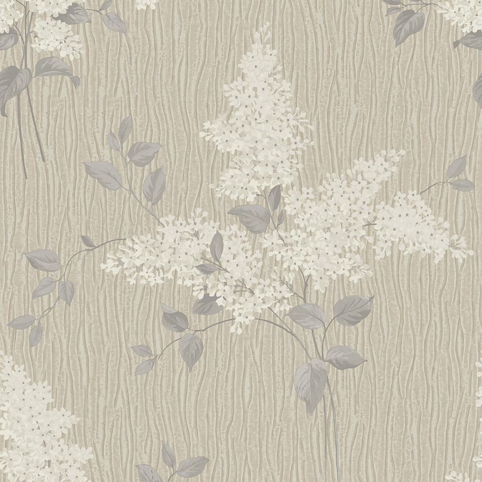 41320 Tiffany Fiore Floral Beige Wallpaper by Belgravia