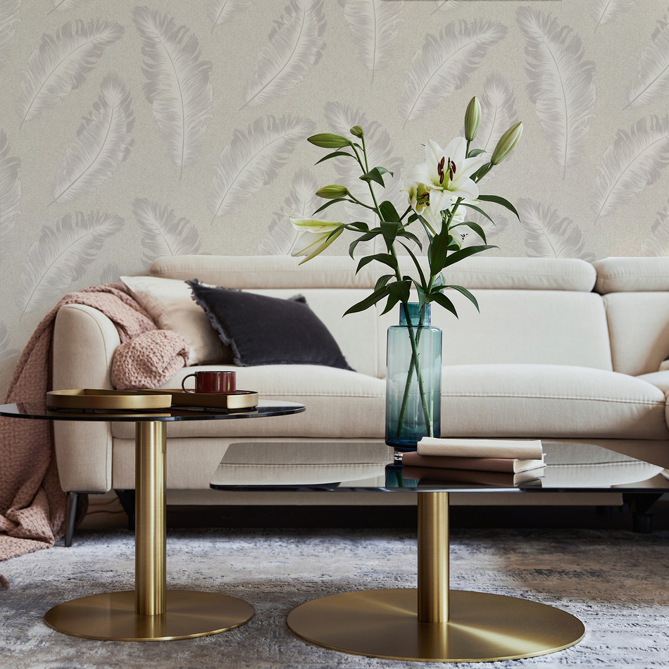 4400 Ciara Feather Soft Silver Wallpaper by Belgravia Zambaiti Parati 4400 Ciara Feather Soft Silver Wallpaper by Belgravia Zambaiti Parati