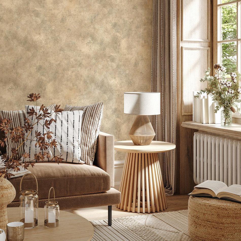 3785 Eden Natural Metallic Wallpaper by Belgravia