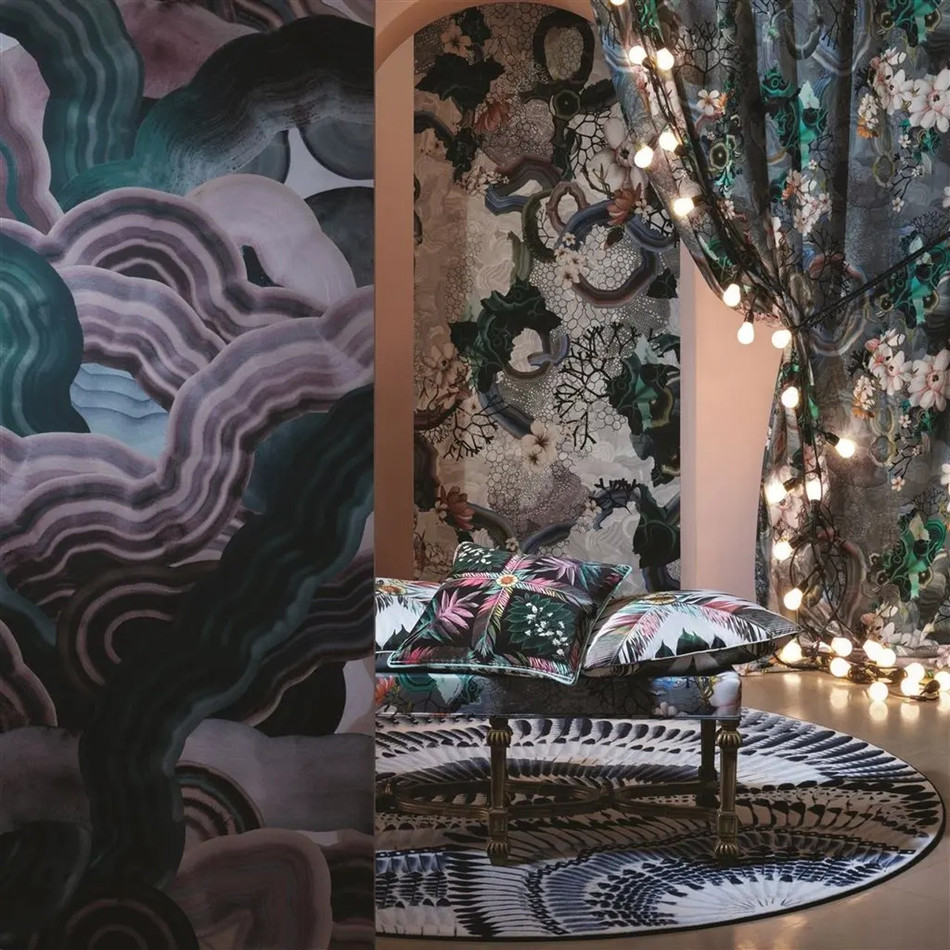 PCL7041/01 Algae Bloom Utopia Wallpaper by Christian Lacroix PCL7041/01 Algae Bloom Utopia Wallpaper by Christian Lacroix