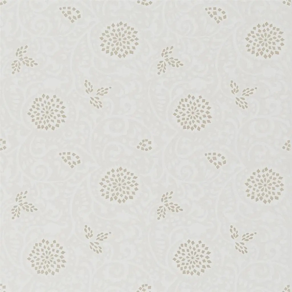 PDG1147/01 Shaqui Porcelaine De Chine Pearl Wallpaper by Designers Guild
