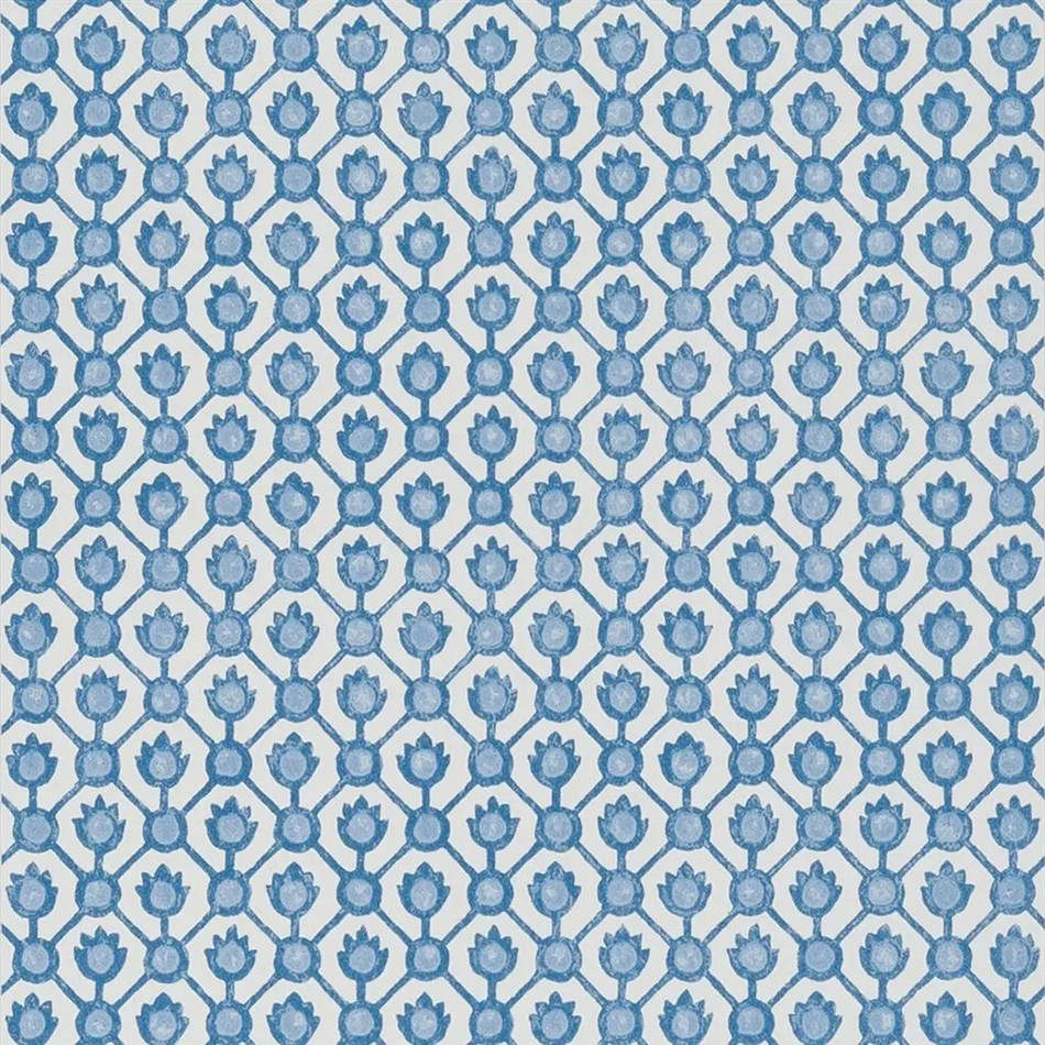 PDG1150/08 Jaal Porcelaine De Chine Porcelain Wallpaper by Designers Guild