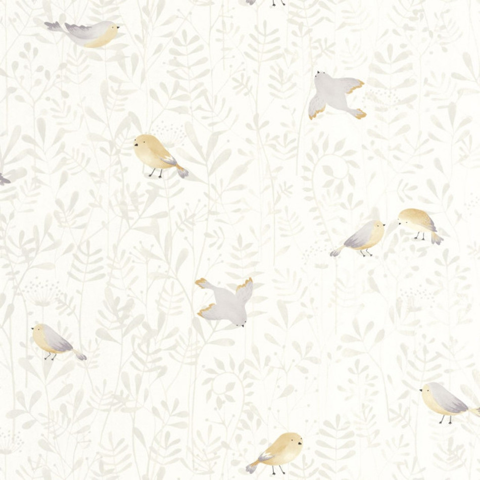 88319021 Flying Bird Once Upon A Time Naturel Wallpaper by Casadeco