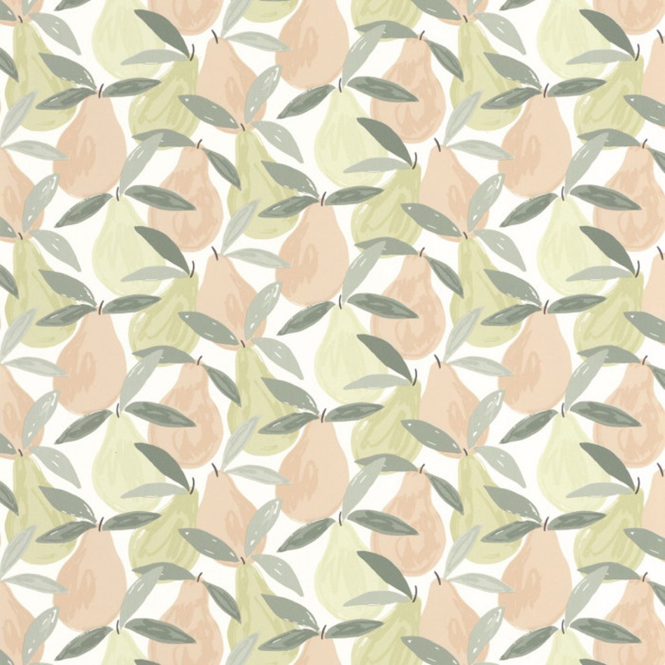 88357492 Sweet Pear Once Upon A Time Vert Amande Wallpaper by Casadeco