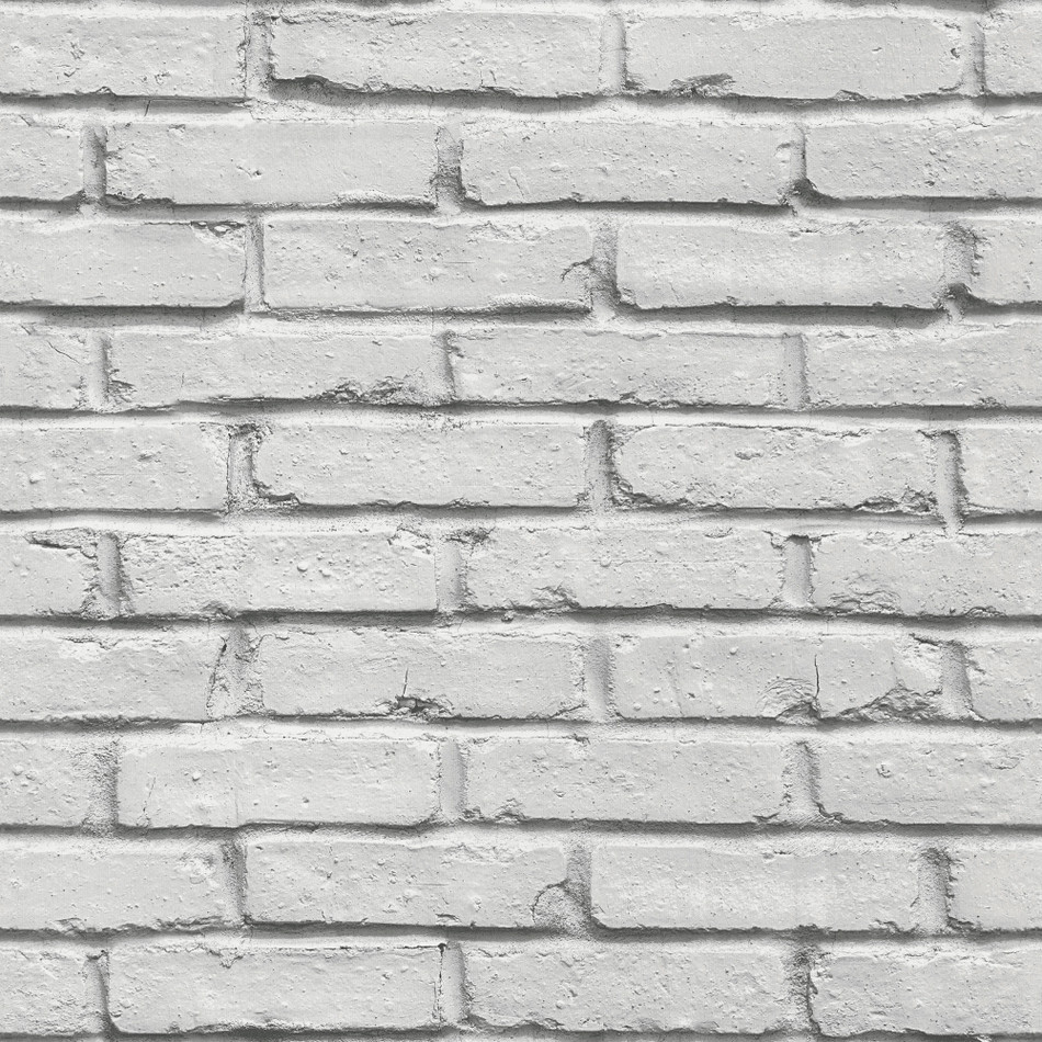 HO20057 Brick Motif Home Cream and Grey Wallpaper By Galerie