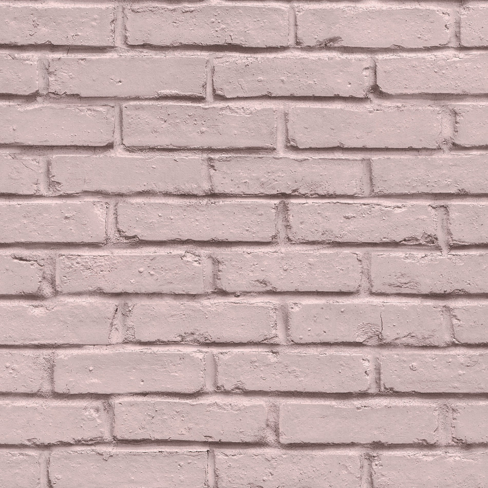 HO20066 Brick Motif Home Pink Wallpaper By Galerie
