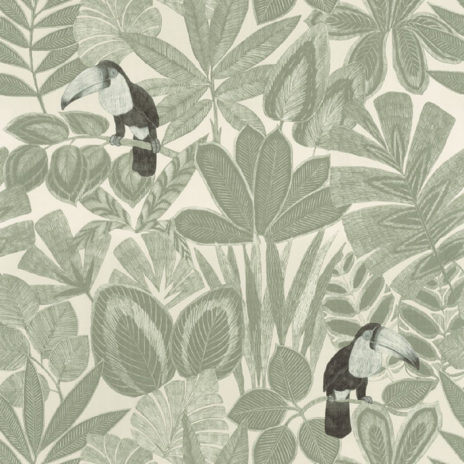 103920736 Rio Green & Co Vert Kaki Wallpaper By Caselio