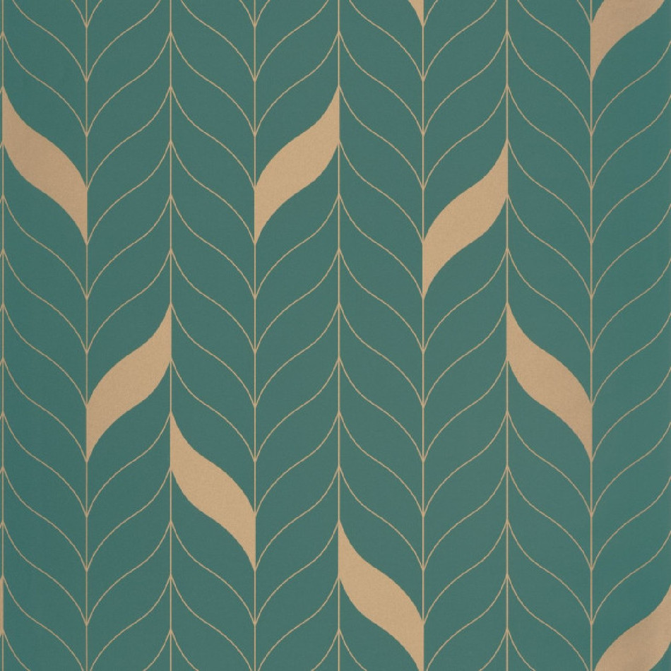 103977328 Manille Green & Co Vert Anglais Wallpaper By Caselio