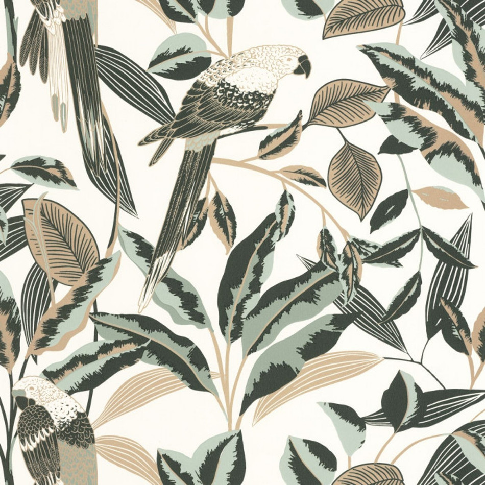 103790725 Gary Golden Age Vert Eucalyptus Wallpaper By Caselio