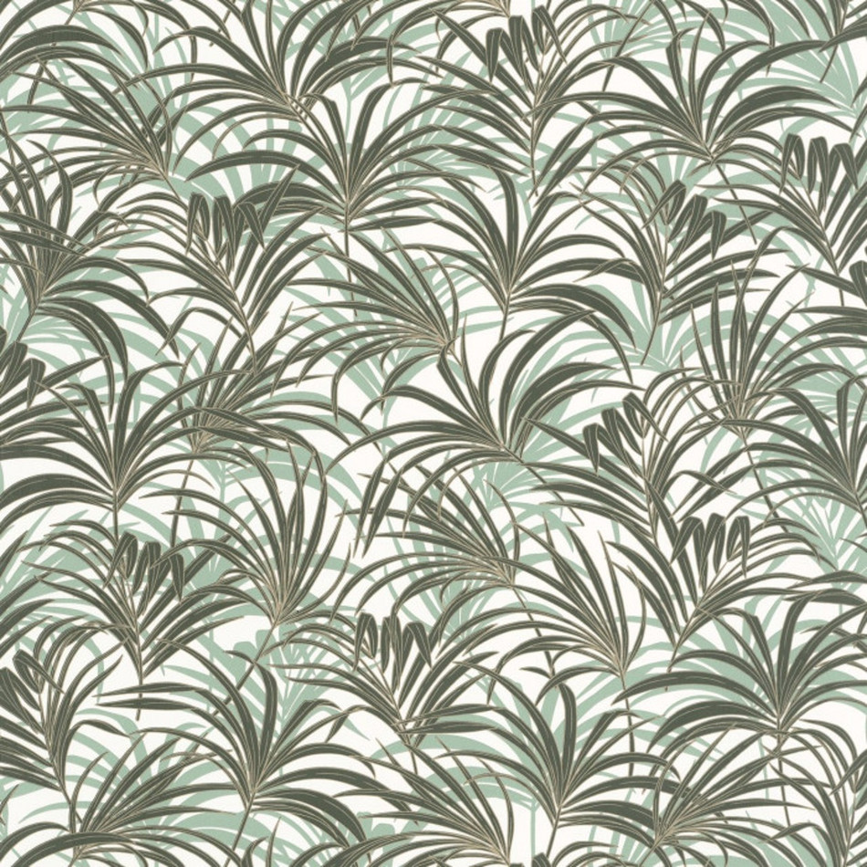 103807738 Richard Golden Age Vert Eucalyptus Or Wallpaper By Caselio