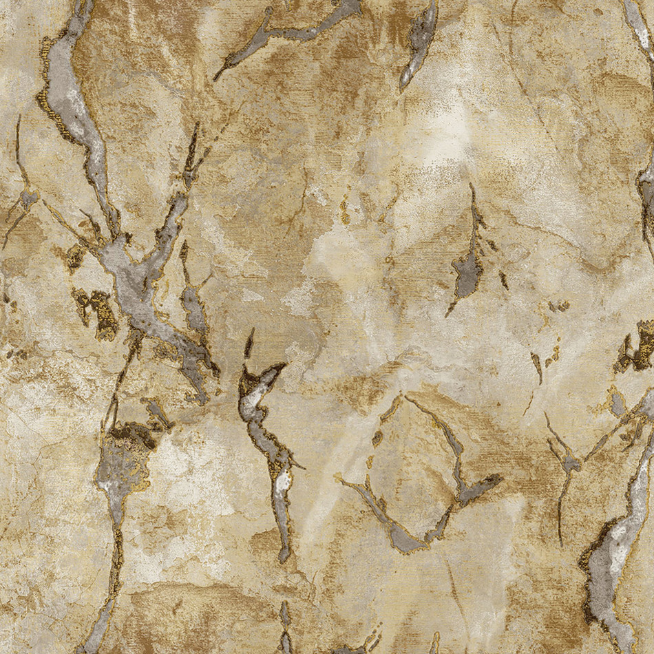 49354 Marmo Stratum Gold Wallpaper By Galerie