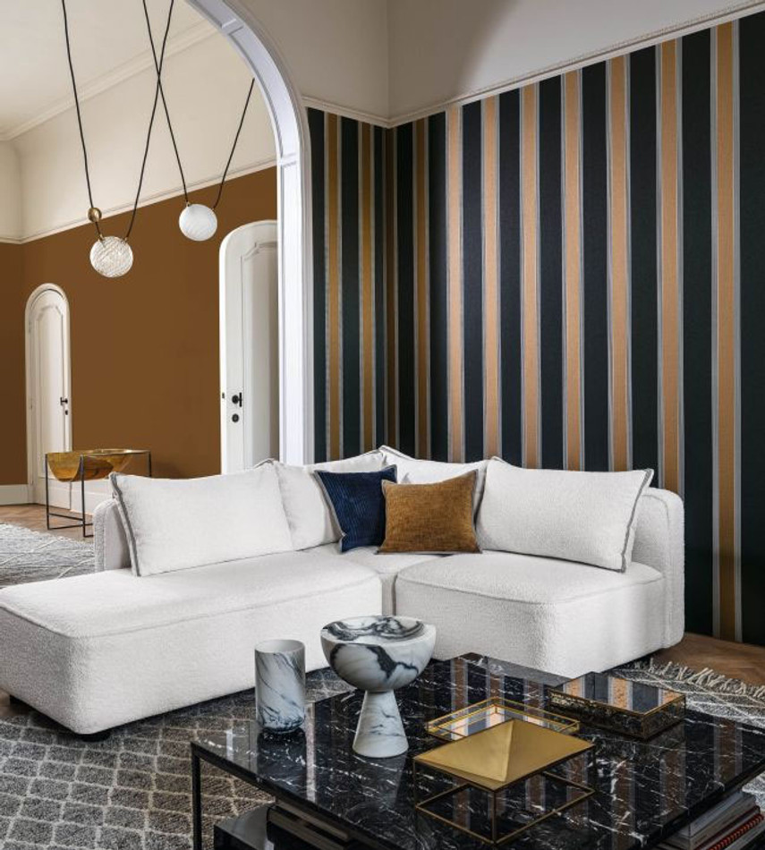 Auteuil Square Jasmin Wallpaper by Casamance Auteuil Square Jasmin Wallpaper by Casamance