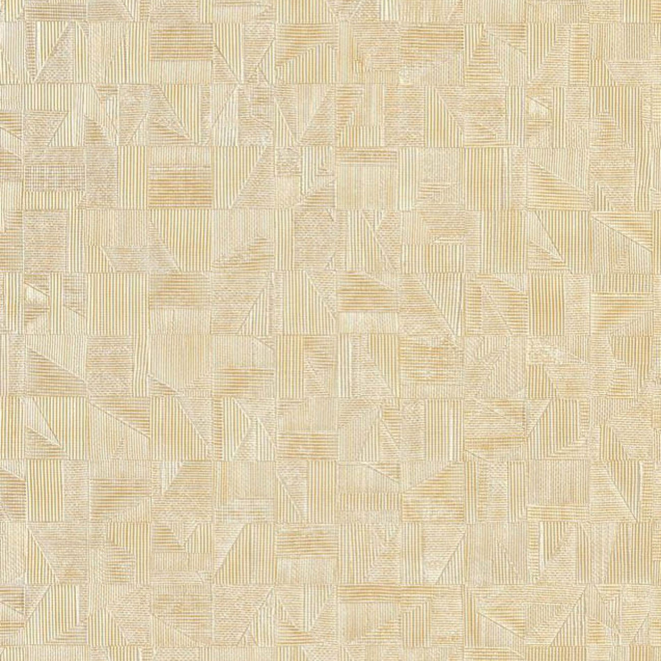 74400956 Tiznit Textures Metalliques Blanc and Dore Wallpaper by Casamance