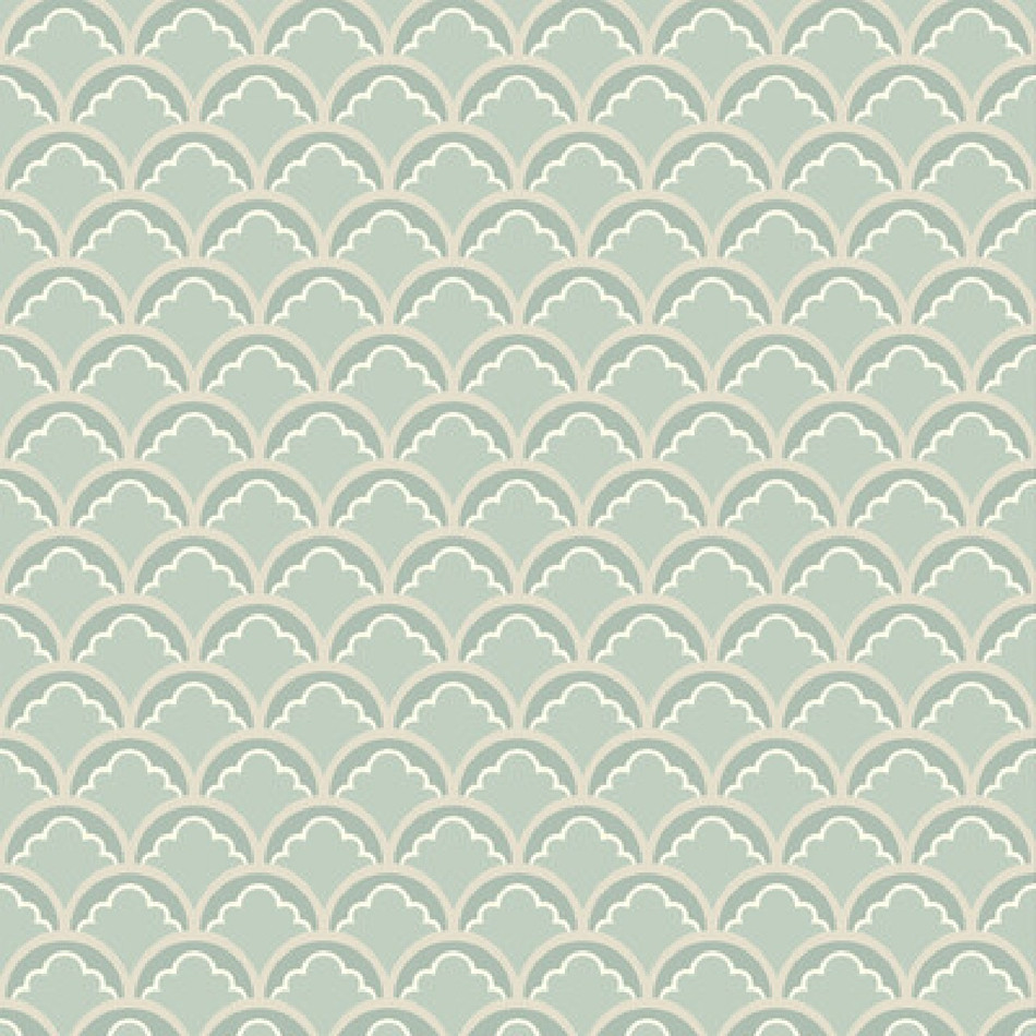 BW45099/4 Mount Temple Small Ashmore Aqua Wallpaper By GP & J Baker