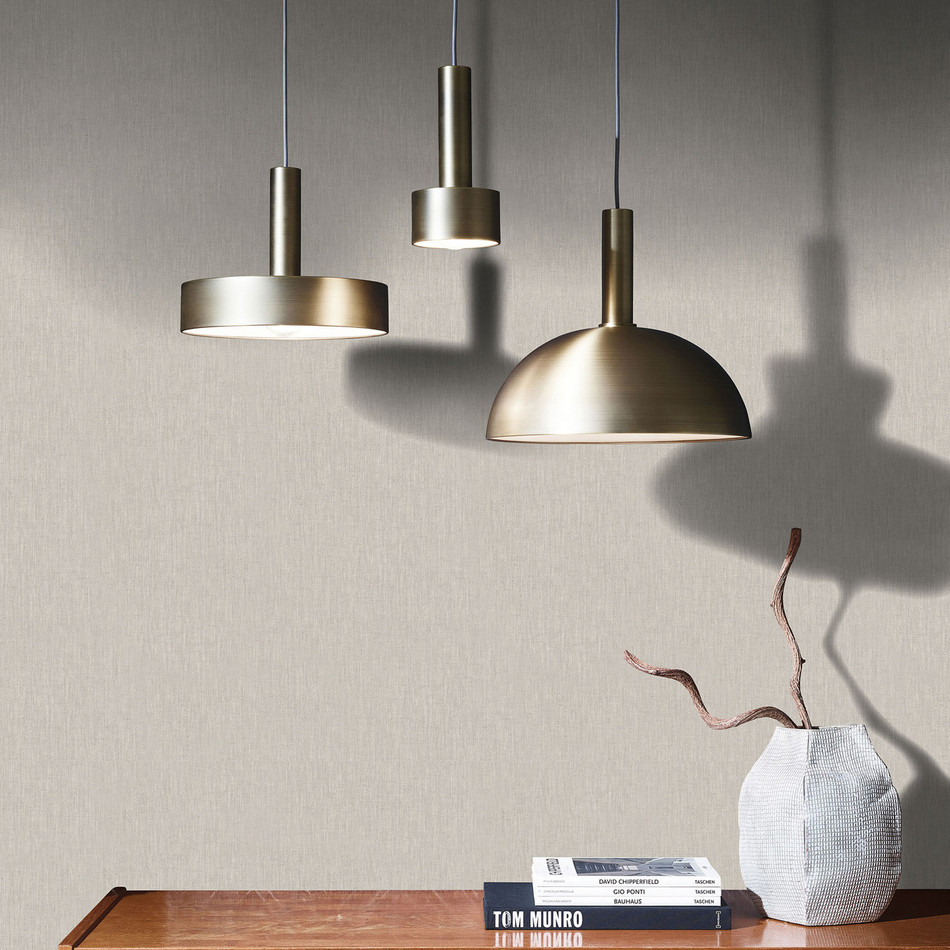 33329 Eden Linen Greige Wallpaper By Galerie 33329 Eden Linen Greige Wallpaper By Galerie