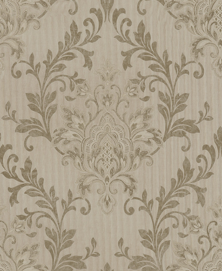 31573 Serene Ornamental Beige Wallpaper By Galerie