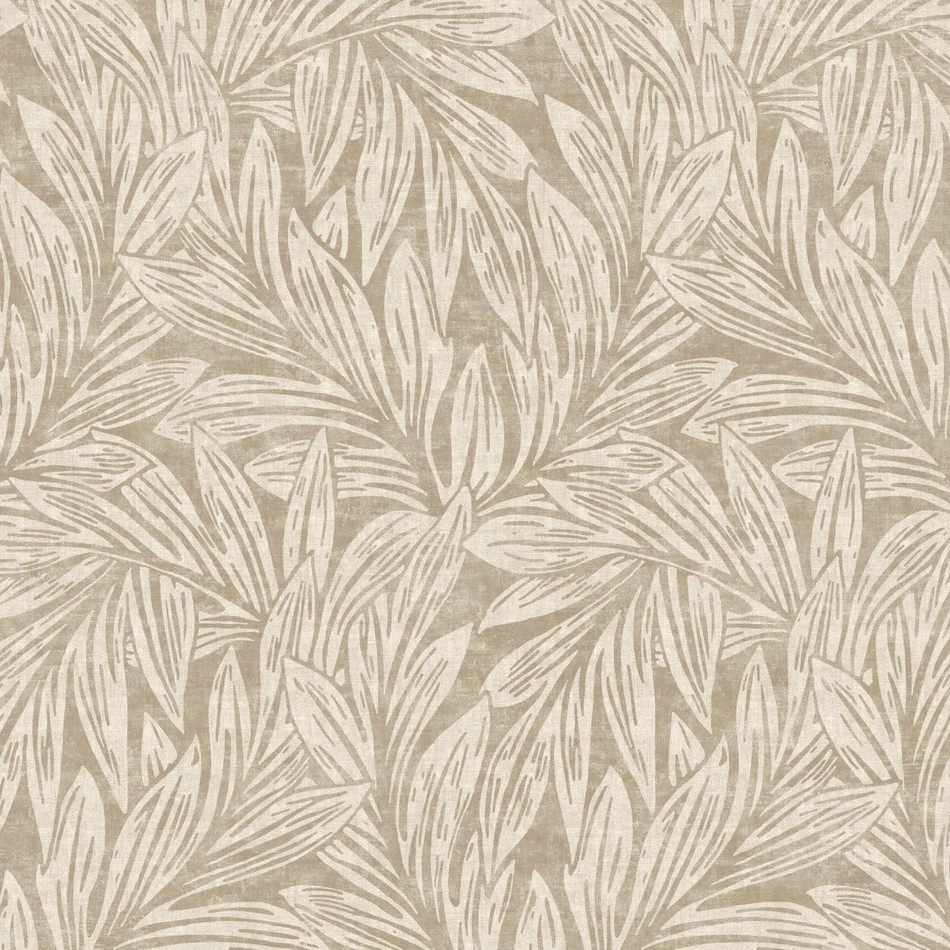 VIEN 87371532 Danube Vienne Taupe Wallpaper by Casadeco