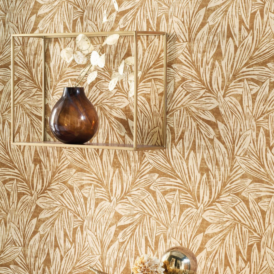 Danube Wallpaper by Casadeco in Taupe  TM Interiors  TM Interiors Ltd