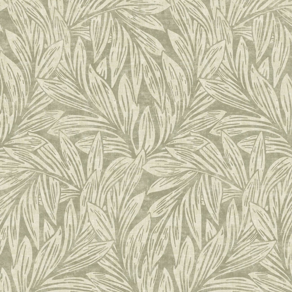 VIEN 87377113 Danube Vienne Vert De Gris Wallpaper by Casadeco