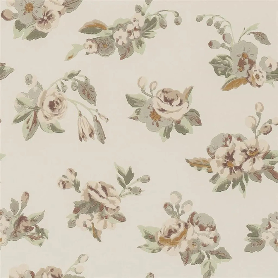 PEH0006/04 Craven Street Flower English Heritage Birch Wallpaper by Designers Guild