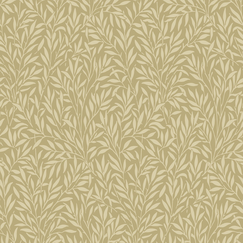 86351210 Willow Arts and Crafts Beige Camel Wallpaper by Casadeco