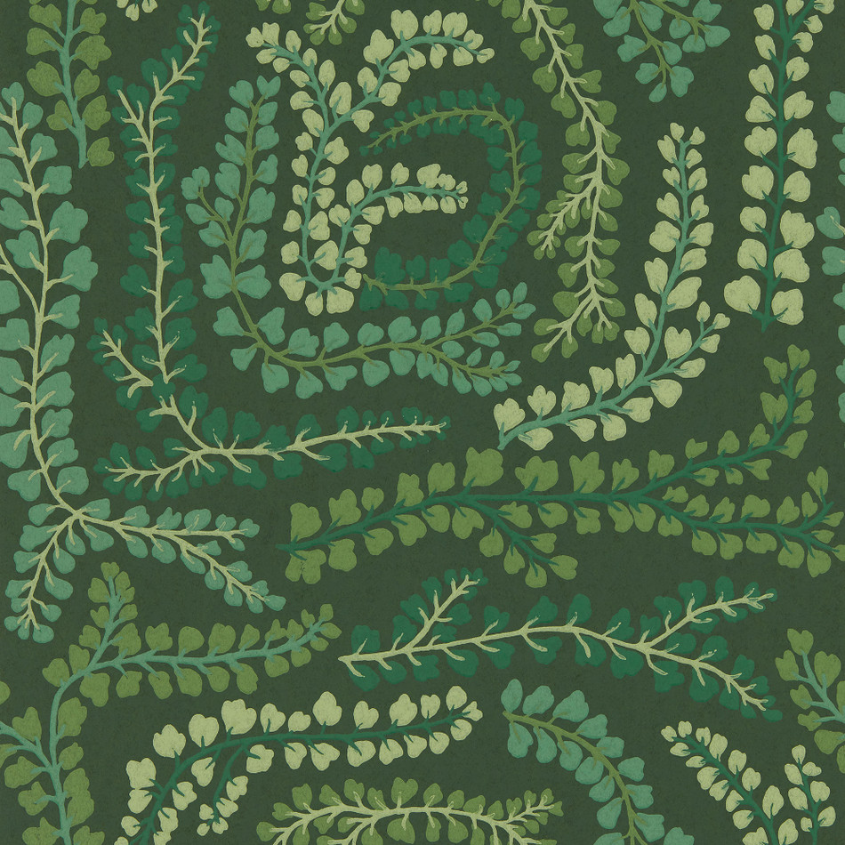 113019 Fayola Colour 4 Fig Leave and Clover Wallpaper by Harlequin