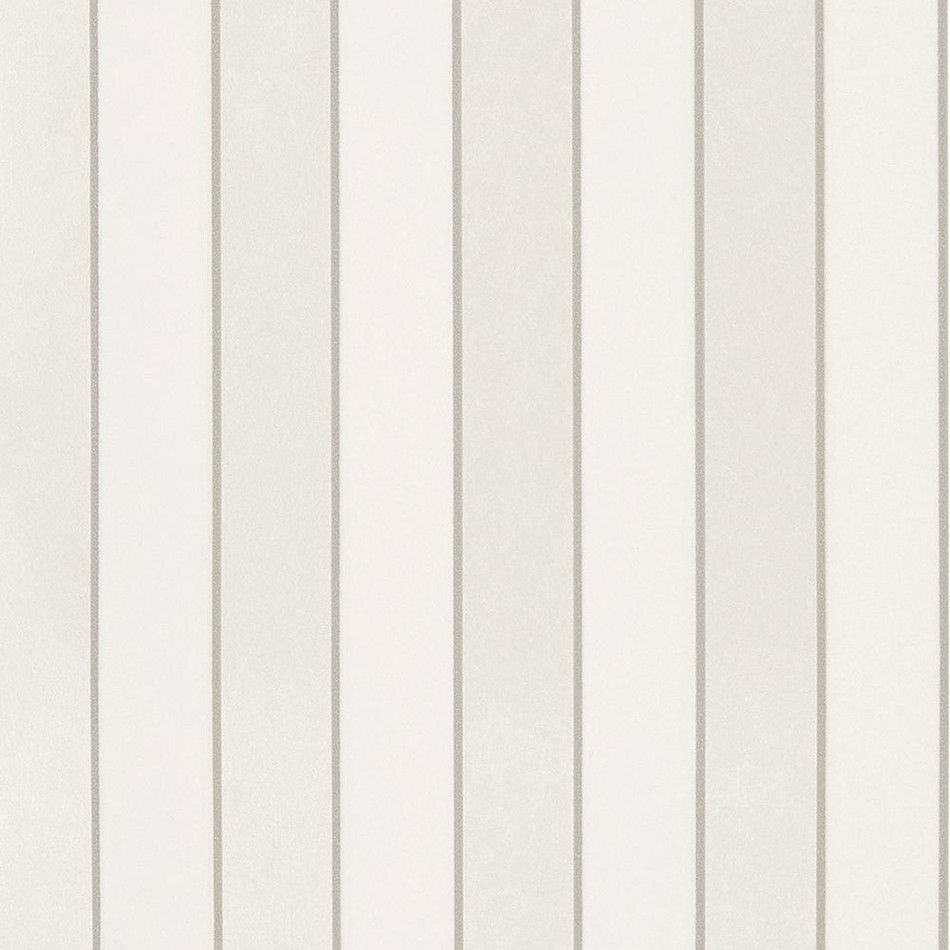 W7780-10 Regency Stripe Snow Wallpaper by Osborne & Little