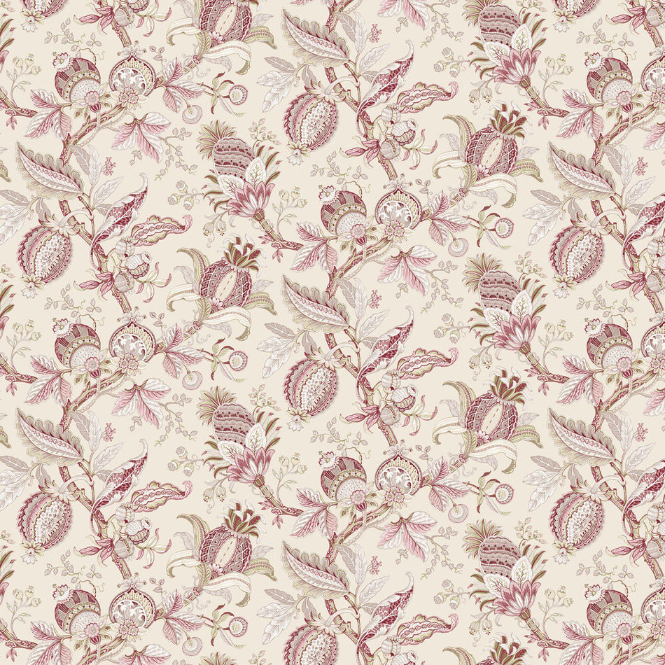 84038 Jacobino Edra Cottage Chic Red Wallpaper By Galerie