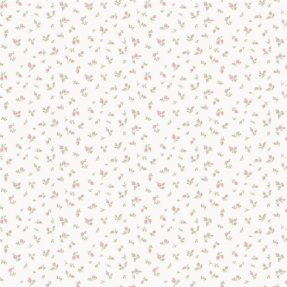 84061 Boccioli Shabby Cottage Chic Pink Wallpaper By Galerie