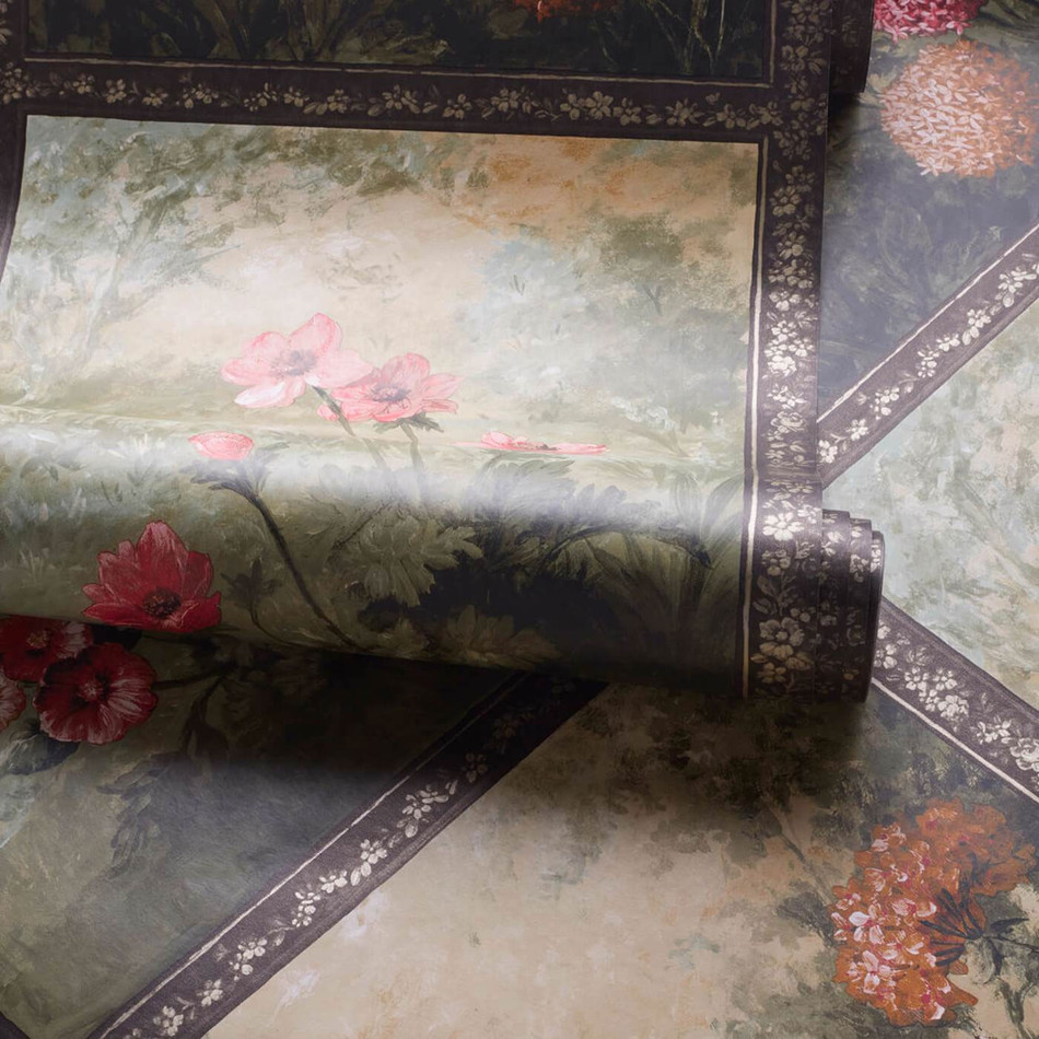 W0155/01 Artus Marianne Antique Wallpaper by Clarke & Clarke