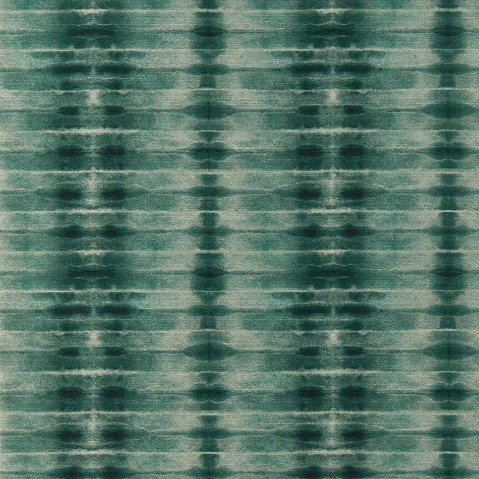 W0167/03 Etera Lusso Teal Wallpaper by Clarke & Clarke