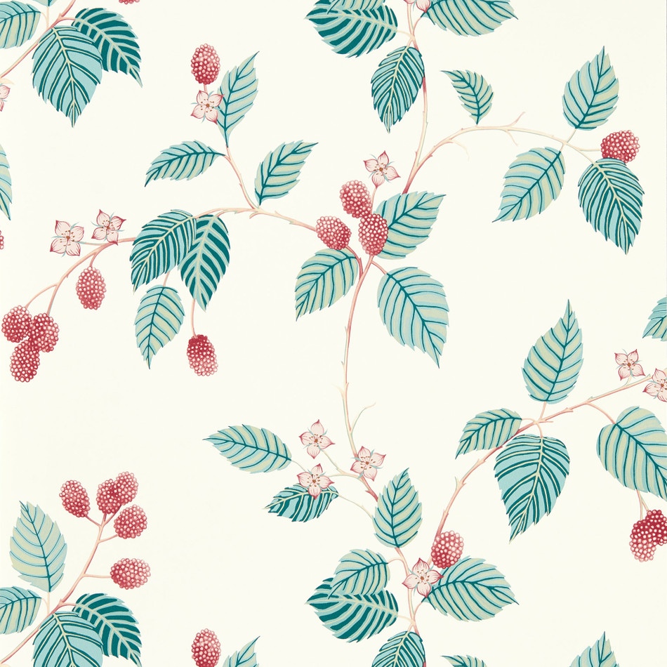 217228 Rubus Arboretum Raspberry Wallpaper by Sanderson