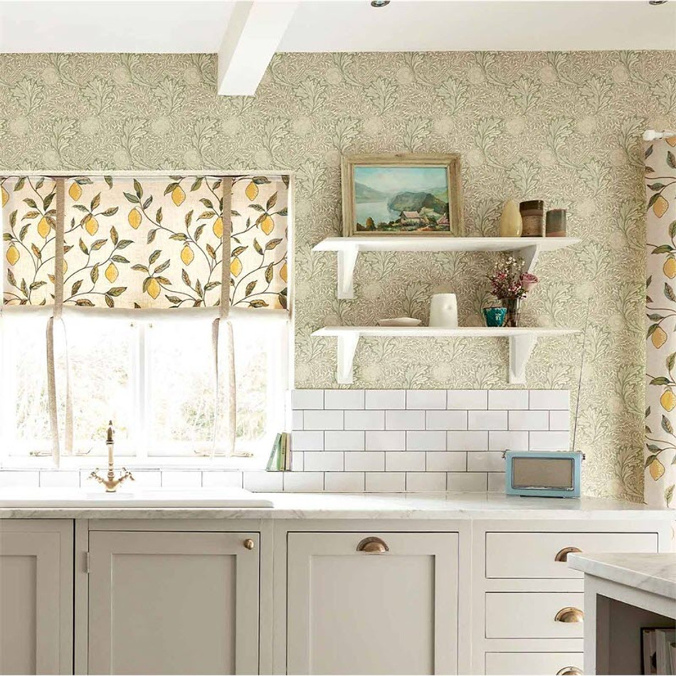 DMSW216689 Apple Melsetter Wallpaper By Morris & Co DMSW216689 Apple Melsetter Wallpaper By Morris & Co