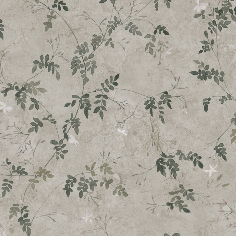 S10112 Irene Jordnara Olive Green Wallpaper By Sandberg