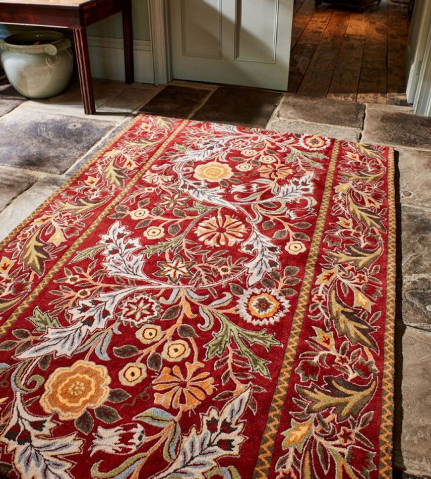127400 Wilhelmina Russet Rug by Morris & Co 127400 Wilhelmina Russet Rug by Morris & Co