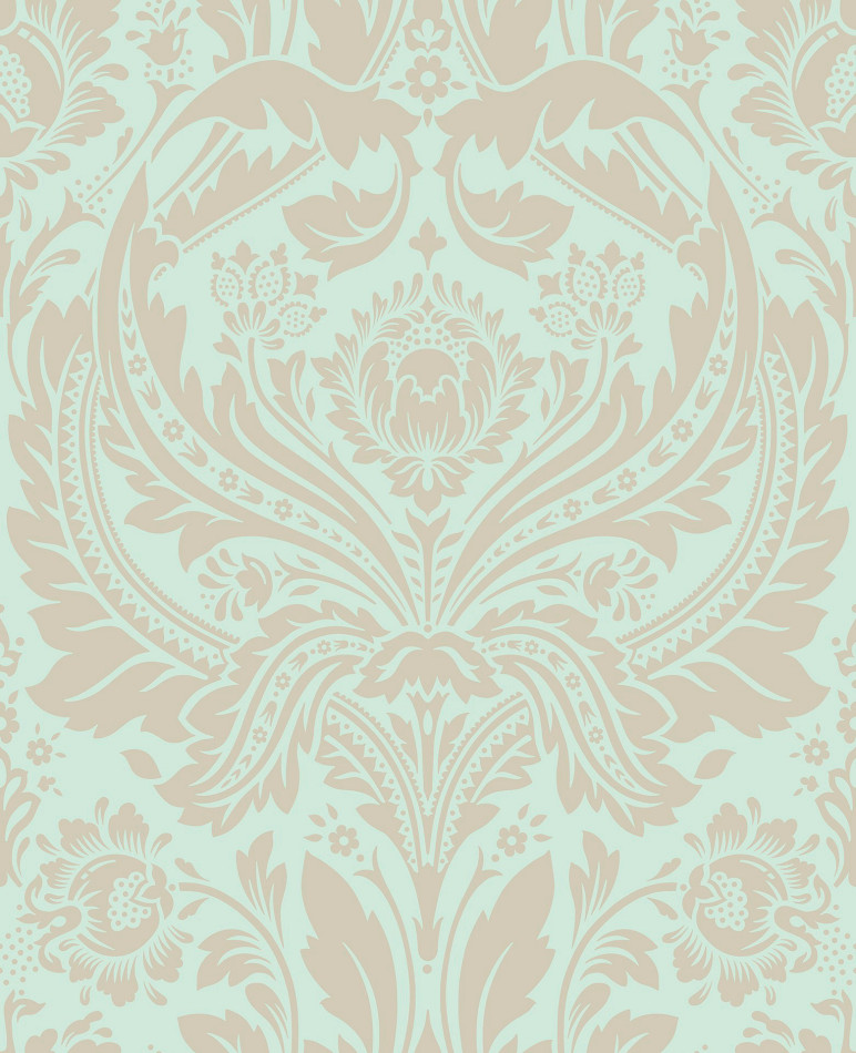 103435 Desire Mint Established Wallpaper by Graham and Brown