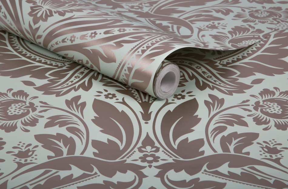 103435 Desire Mint Established Wallpaper by Graham and Brown