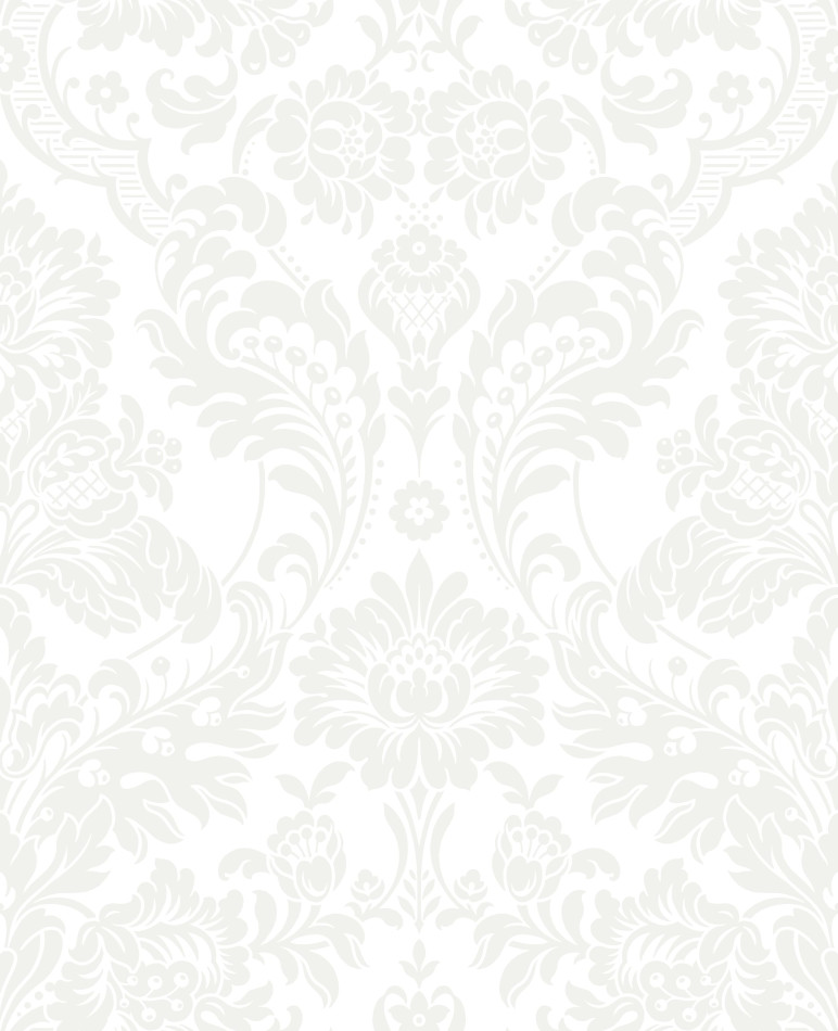 104565 Gothic Damask Flock Established Wallpaper by Graham and Brown