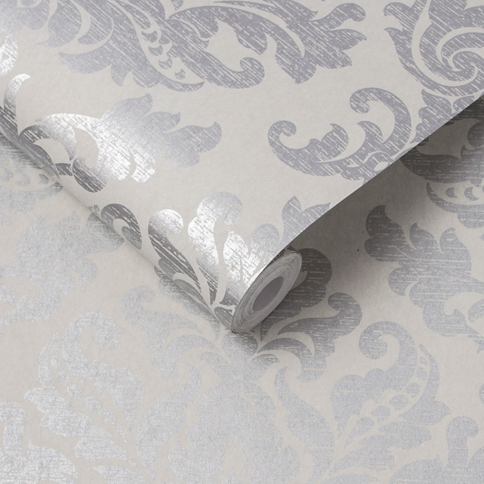 105449 Antique Grey Established Wallpaper by Graham and Brown