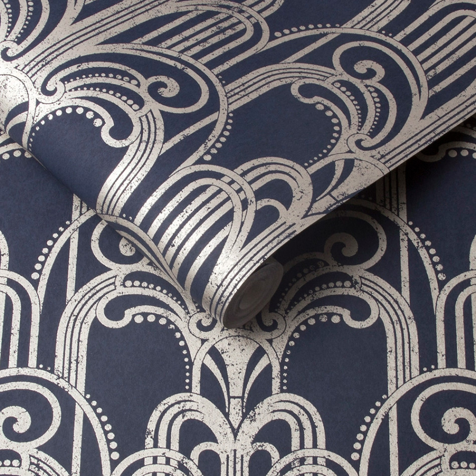 105920 Art Deco Established Wallpaper by Graham and Brown