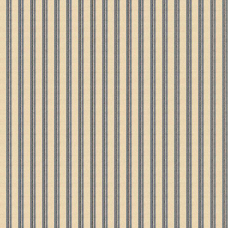 FG109/H10 Somerton Stripe Print Club Indigo Wallpaper by Mulberry Home