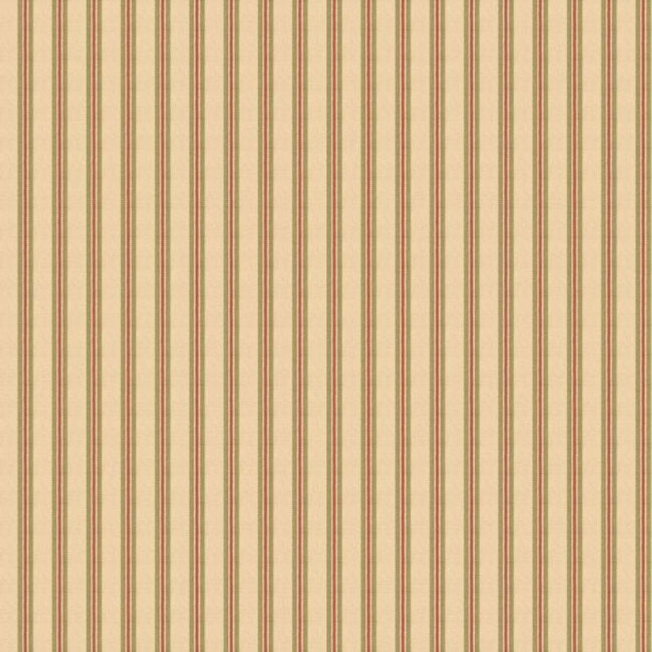 FG109/R107 Somerton Stripe Print Club Moss Wallpaper by Mulberry Home